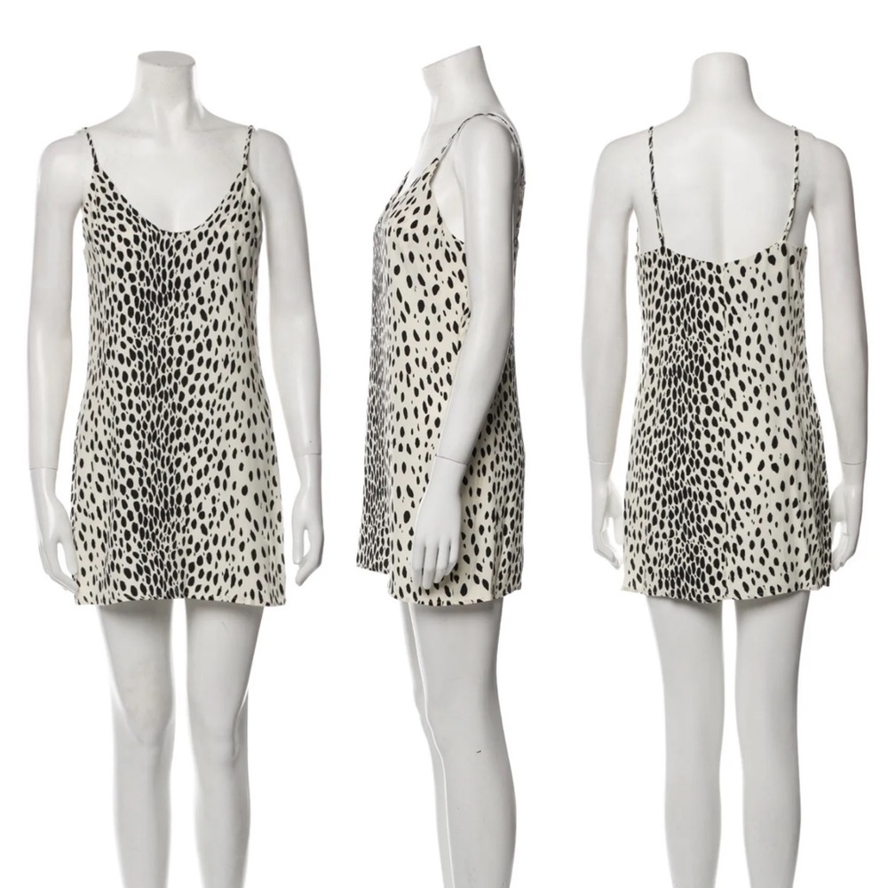 REFORMATION Animal Print Mini Dress Size S